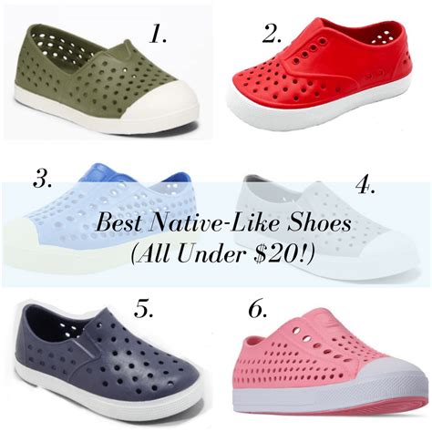 native shoes dupe|native shoes under $ 20.